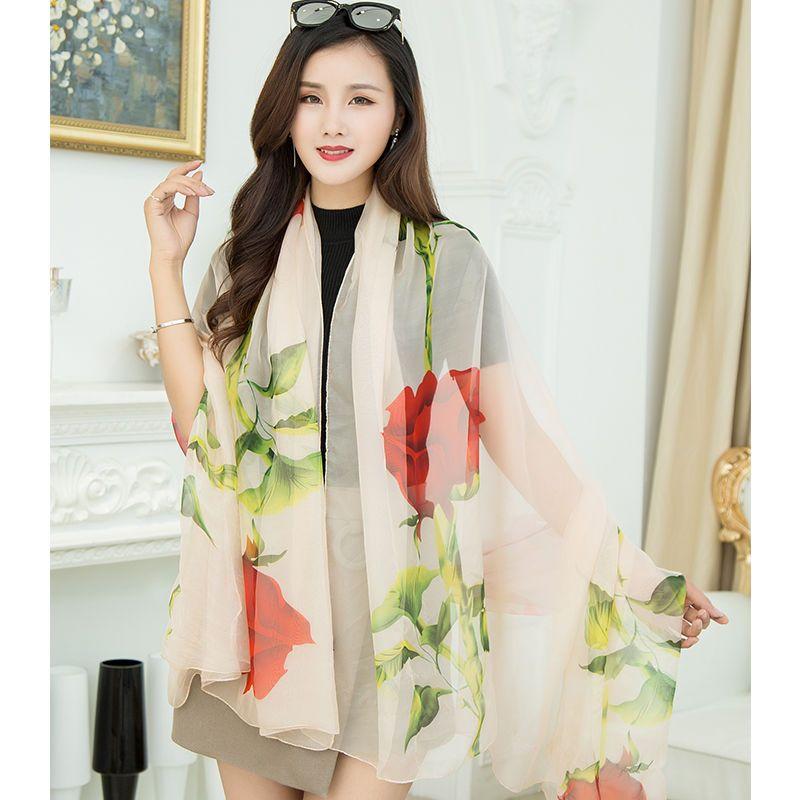 New Arrival Women's Scarf, Oversized and Lightweight Chiffon Shawl for Beach Vacation and Winter, Fashionable and Versatile