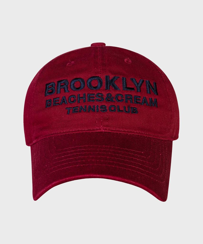 Кепка-бейсболка Bichiseuaenkeulim Brooklyn Tennis Club - Бордовая