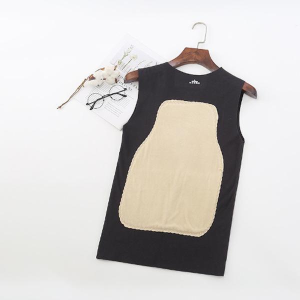 Мужской двухсторонний флисовый жилет без швов с быстрым нагревом - Толстый, теплый базовый слой для осени/зимы