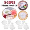 Силиконовая эластичная крышка, многоразовая силиконовая крышка, сохраняющая свежесть продуктов питания, высококачественные силиконовые крышки-уплотнители, пищевая пленка, крышка для миски и кастрюли для хранения продуктов питания