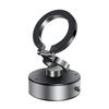 Magnetic Wireless Charger Suction Phone Mount For Car, 3-Shaft Folding Hands-Free Mobile Phone Holder Silent Navigation Bracket For Most Smartphones