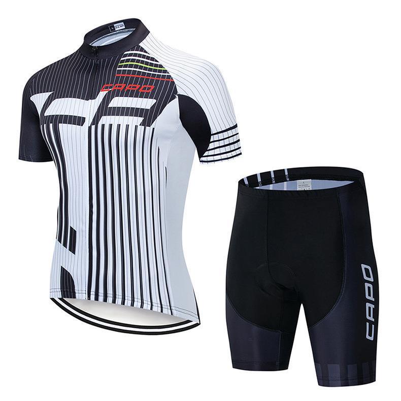 Short Sleeve Set Tour De France Self Highway Downhill Outdoor  Summer Breathable Cycling Suit Set