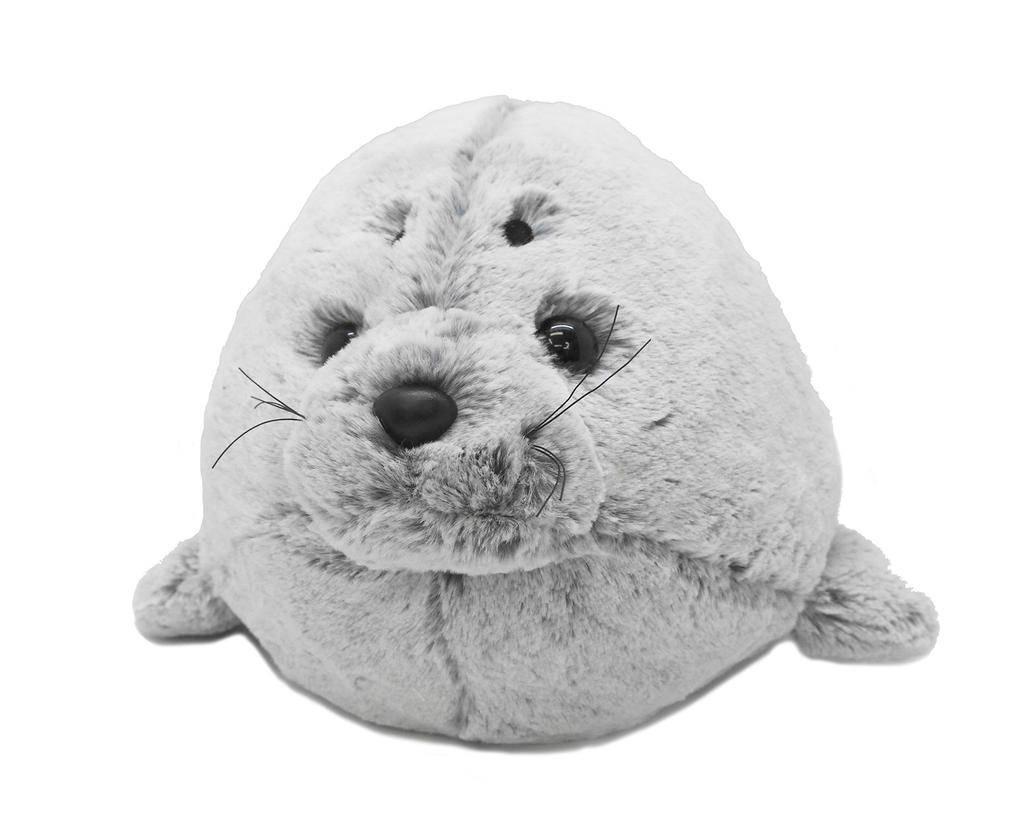 Aurora World Powder Kids Seal Plush Toy, Gray