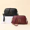 Soft Leather Mom's Bag Women's 2025 New Fashion Korean Edition Simple One Shoulder Shoulder Bag Crossbody Handbag