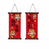 1 Pair Velvet Horse Year Hanging Pendant Traditional New Year Door Couplet  Living Room
