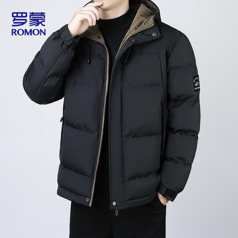 ROMON Men's Winter Fashion Hooded Padded Jacket ZH5507