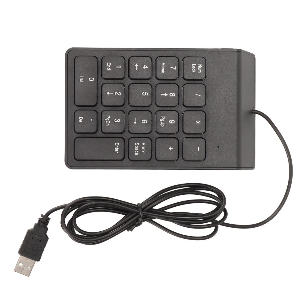 1PCS/2PCS 18 Keys USB Numeric Keypad Easy Installation Mechanical Number Pad  Office