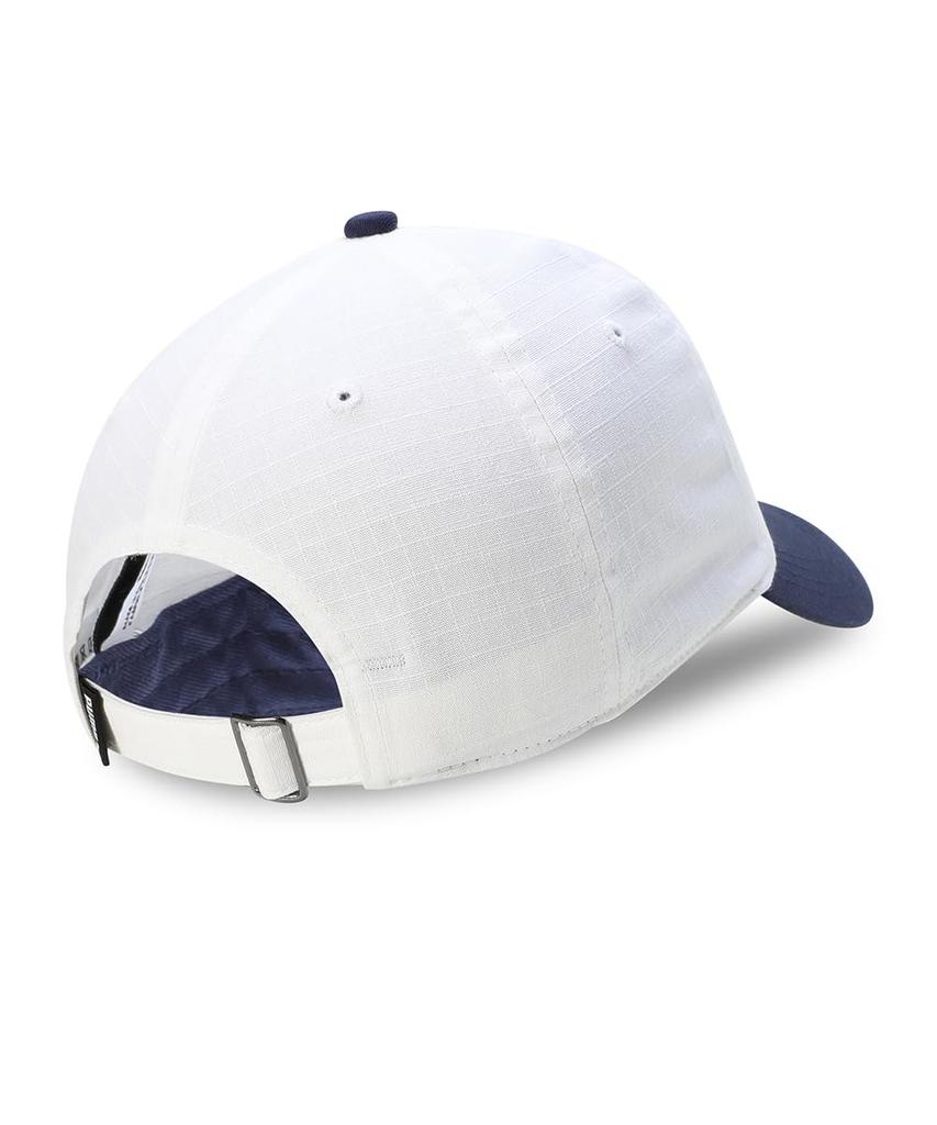 Puma ESS No1 Color Block Dad Cap White Navy 02598802