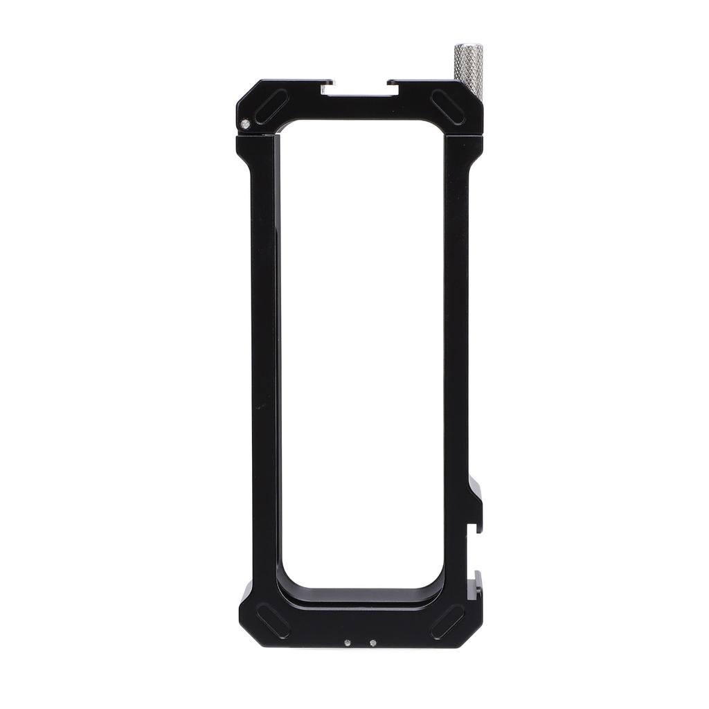 Action Camera Frame with 14 Inch Screw Port Cold Shoe Port Aluminum Alloy Action Camera Cage for