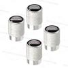 4pcs/1set For Mini JCW R50 R55 R56 Cooper S  John Cooper Works S Logo Car Valve Caps Wheel Tires Air Tyre Stem Protective Cover TC1