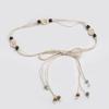 Boho Style Waist Rope Knitted Ethnic Style Clothing Belt Wooden Beads Casual Vacation Style Waist Rope Women's Belt