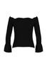 Women's Elegance Style Sweater Stone Carmen Collar Knitwear Sweater