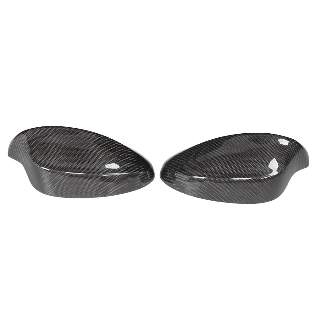 Pair of Rearview Side Mirror Cover Cap Carbon Fiber Replacement for 3 Series E90 PreLCI 20052008