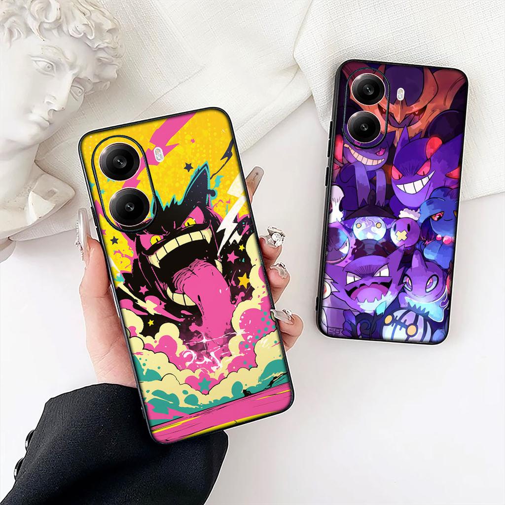 P-Pokemons GO P-Pikachus Gengar Cover for Motorola Moto Edge 70 60 Fusion NEO Pro G Stylus G56 G96 G52 G04 G05 20 Phone Case