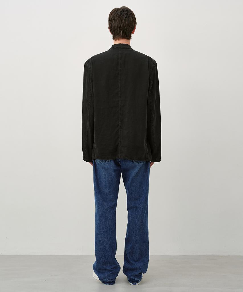 INSILENCE Vintage Washed Blazer Washed Black
