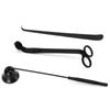 3PCS Candle Accessory Set Candle Wick Trimmer Cutter Snuffer Extinguisher Wick Dipper Gift
