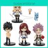 Набор фигурок из ПВХ по мотивам аниме Fairy Tail в собранном виде — отличный подарок для любителей аниме.