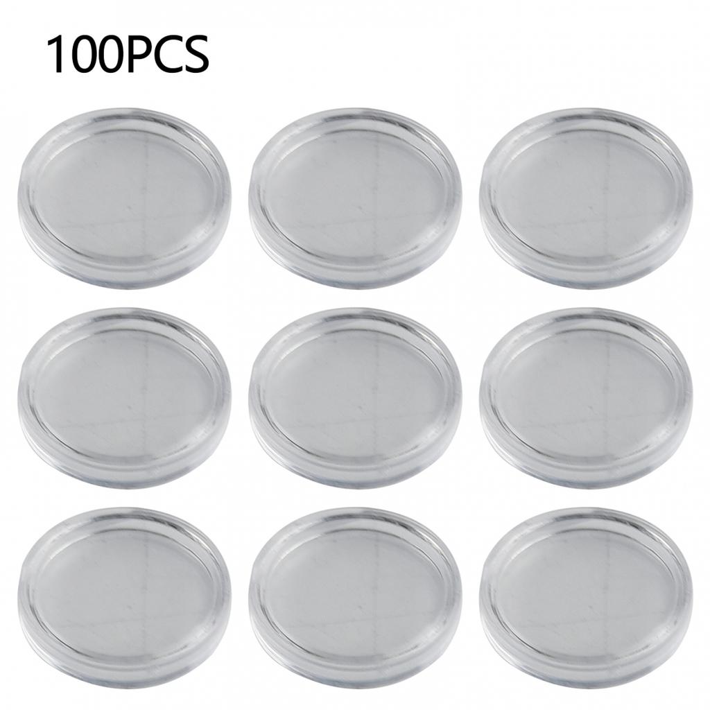 Supplies Coin Box Holders Clear Capsules Containers Storage Transparent