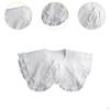 Double Ruffle Fake Collar, Detachable, Elegant False Collar for Shirts