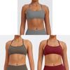 Seamless Highstretch Yoga Bra With Removable Straps For Fitness And Workout Enthusiasts