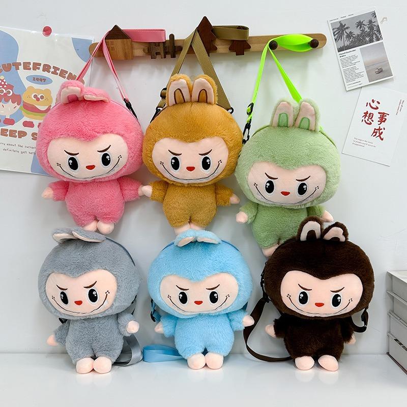 Мультяшная детская сумка осенне-зимняя тканевая плюшевая маленькая школьная сумка игрушечная плюшевая кукла креативная школьная сумка