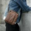 Новая мужская сумка из искусственной кожи на одно плечо, корейская мода, повседневная вертикальная сумка-мессенджер, деловая мужская сумка, мягкая нагрудная сумка