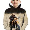 Trendy Motorcycle Rider 3D Print Boys Casual Long Sleeve Hoodies Boys Sweatshirt For Spring Fall Boys Hoodie Tops Outdoor