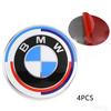 WW56/60/65/70mm Car Badge Wheel Center Cover Stickers Hub Caps Decal For BMW M Z4 M3 M5 M6 X3 E46 E90 E39 F10 F20 F30 G20 E60 X6