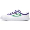 Lightweight Low-Top Skate Shoes Women Sneaker White Green Purple F12W034423FWG