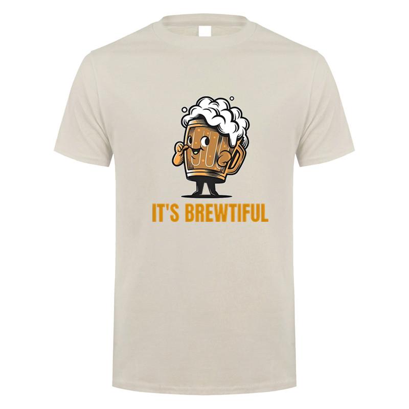 Its Brewtiful Brewery Beer T Shirts Unisex Graphic Streetwear Short Sleeve Birthday Gifts Summer Brewtiful Tshirt Unisexs Dy199