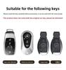 SFX1  Carbon Fiber Key Fob Cover for Benz Key Case Protector Shell for Benz A-B-C Class S-Class G-Class E-Class CLA GLB CLS GLE GLC