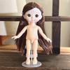 1 dona 16 sm li turli ifodalarga ega qo'g'irchoq, chiroyli 1/8 BJD qo'g'irchoq, 13 bo'g'imli harakatlanuvchi qo'g'irchoq qiz o'yinchoq