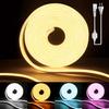 100V Newly Developed EL Fluorescent Tube LED Tape Light Waterproof No Wiring Required Plug and Play Christmas Decoration Neon Sign Bright Long Lasting