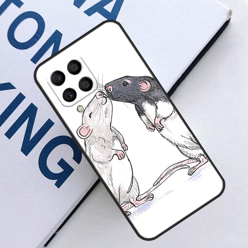 Милые крысы для Samsung Galaxy M31 M55 M15 M11 M21 M13 M33 M35 M53 M14 M34 M54 M12 M32 M52 M06 M16 Чехол