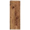 Wall Mounted Shelf Rustic Wood Look 69.5 x 32.5 x 90 cm