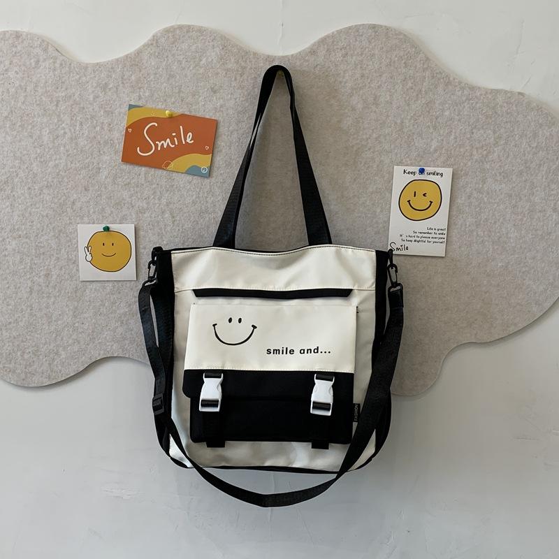 Студенческая сумка для канцелярских принадлежностей большой вместимости, портативная сумка для хранения, новая сумка, сумка через плечо, сумка-мессенджер.