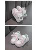 Milky Fufu Spring/Autumn Children's White Skate Shoes - Cute, Versatile, and Comfortable with Thick Soles