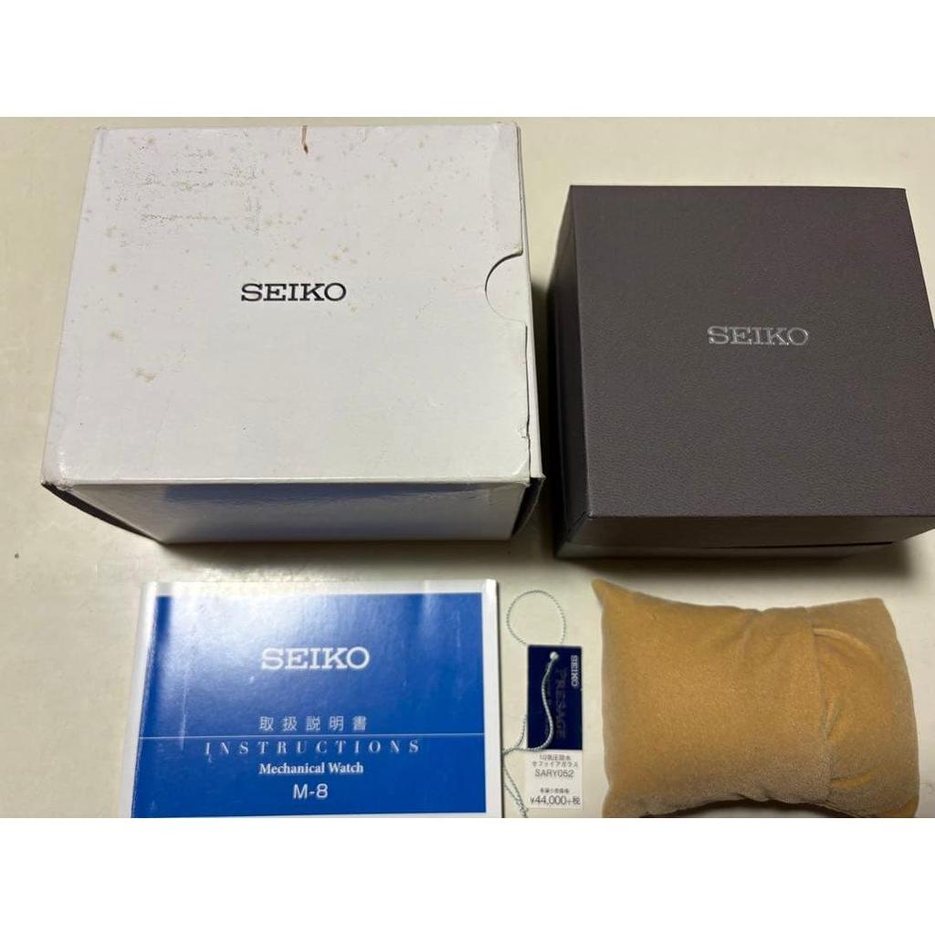 Used SEIKO CREDOR Watch Box with Booklet, Large Lot of Accessories