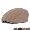 Men's Warm Newsboy Hat British Vintage Beret Cap Newsboy Cap Peaked Cap Gatsby Painters Hat