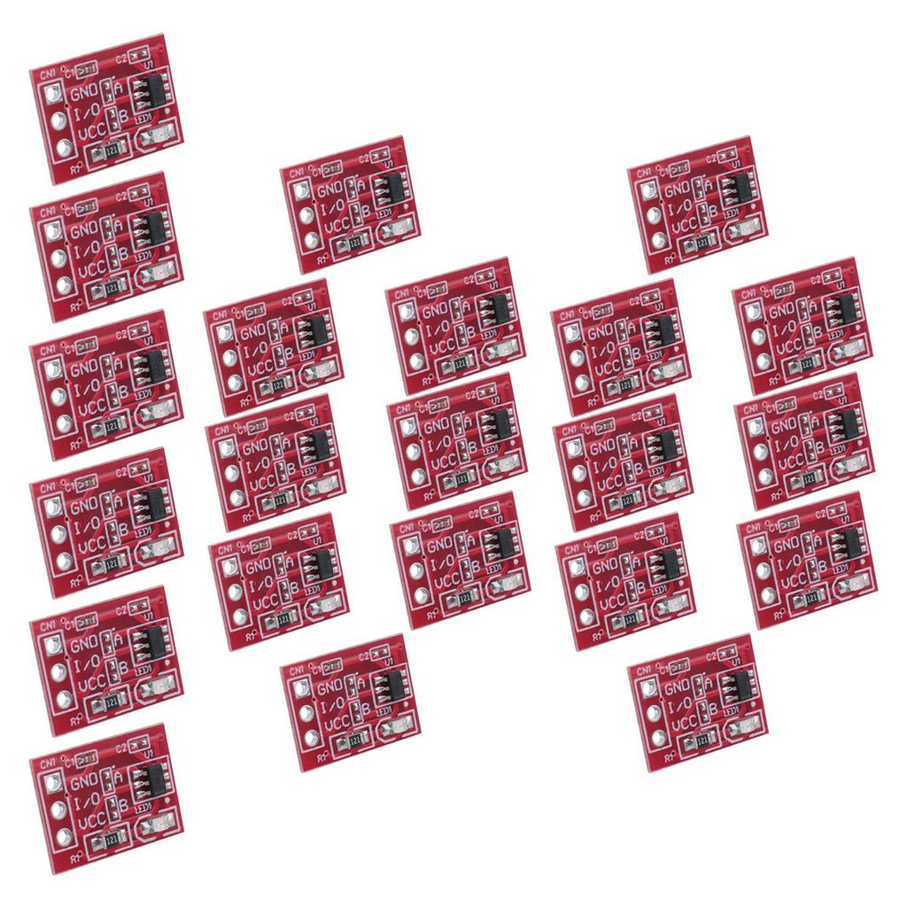 BHBL 100Pcs TTP223 Touch Key Switch Module Touching Button Capacitor Type Single Channel Self Locking Touch Switch Sensor