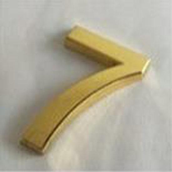 5 см ABS позолоченный золотой номерной знак на этаже отеля, цифровые вывески, гостиничный номер, номер двери, цифра 0-9, наклейка с самоклеящейся наклейкой