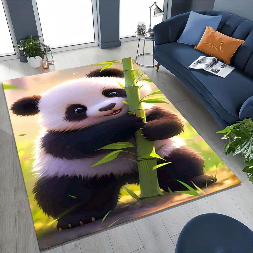 Новый Ковер Dream Panda Милый Мультяшный Арт для Спальни Гостиной Дивана Домашний Коврик Декор,Большой Детский Игровой Нескользящий Напольный Коврик Подарок
