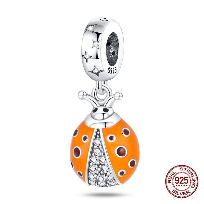 Original Charms Copper Luminous Chameleon Charms Beads Fits 3Mm Original Bracelet For Women Diy Fine Jewelry Gifts