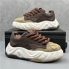 Новые дизайнерские мужские удобные двухцветные лоскутные туфли на плоской подошве, мужские спортивные кроссовки для ходьбы, zapatos hombre