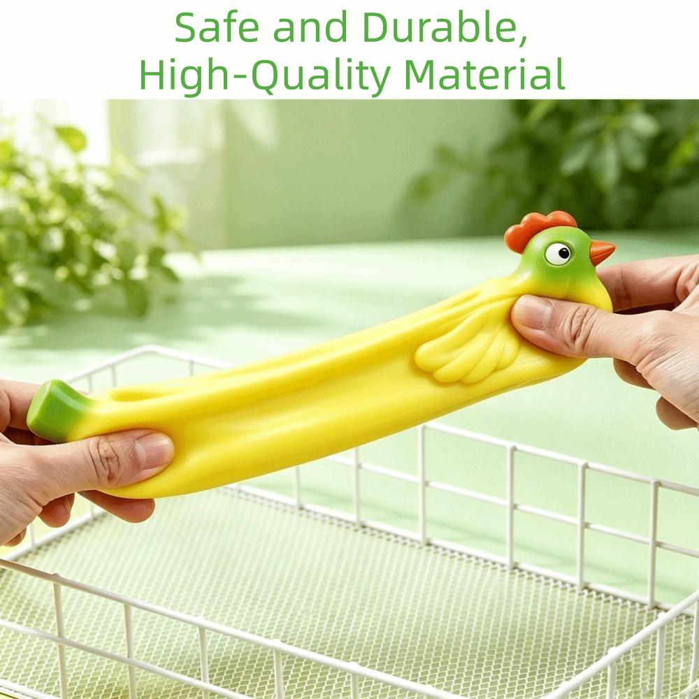 Stretchy Squeeze Toy Soft Rubber Squishy Pinch Le Cute Chicken Squeeze Toy Stress Relief