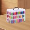 Diamond Art Storage Container Case 150 Slots Versatile Clear Bead Organizer Box for Crafting