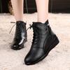 Plus Size  Ankle Boots For Women Autumn Winter Shoes Woman Genuine Leather Warm Platform Flat Boots Women Boots Uik90