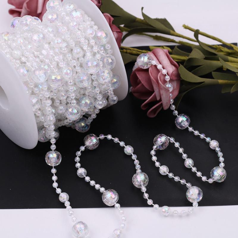 8+3 Звездное небо жемчужная цепочка с бусинами и фонариками для украшения свадьбы цветами