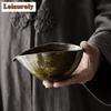 200ml Handmade Coarse Pottery Tea Pitcher Japanese Powder Yin Boat Tea Divider Cha Hai Justice Cup Kung Fu Teaware Supplies Gift