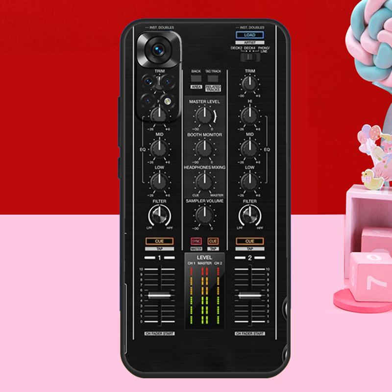 Чехол-кейс для музыкального DJ-контроллера-микшера для Xiaomi Redmi Note 14 13 12 11 10 15 Pro Plus Redmi 15 C 13C 10C 12C 14C Мягкая крышка